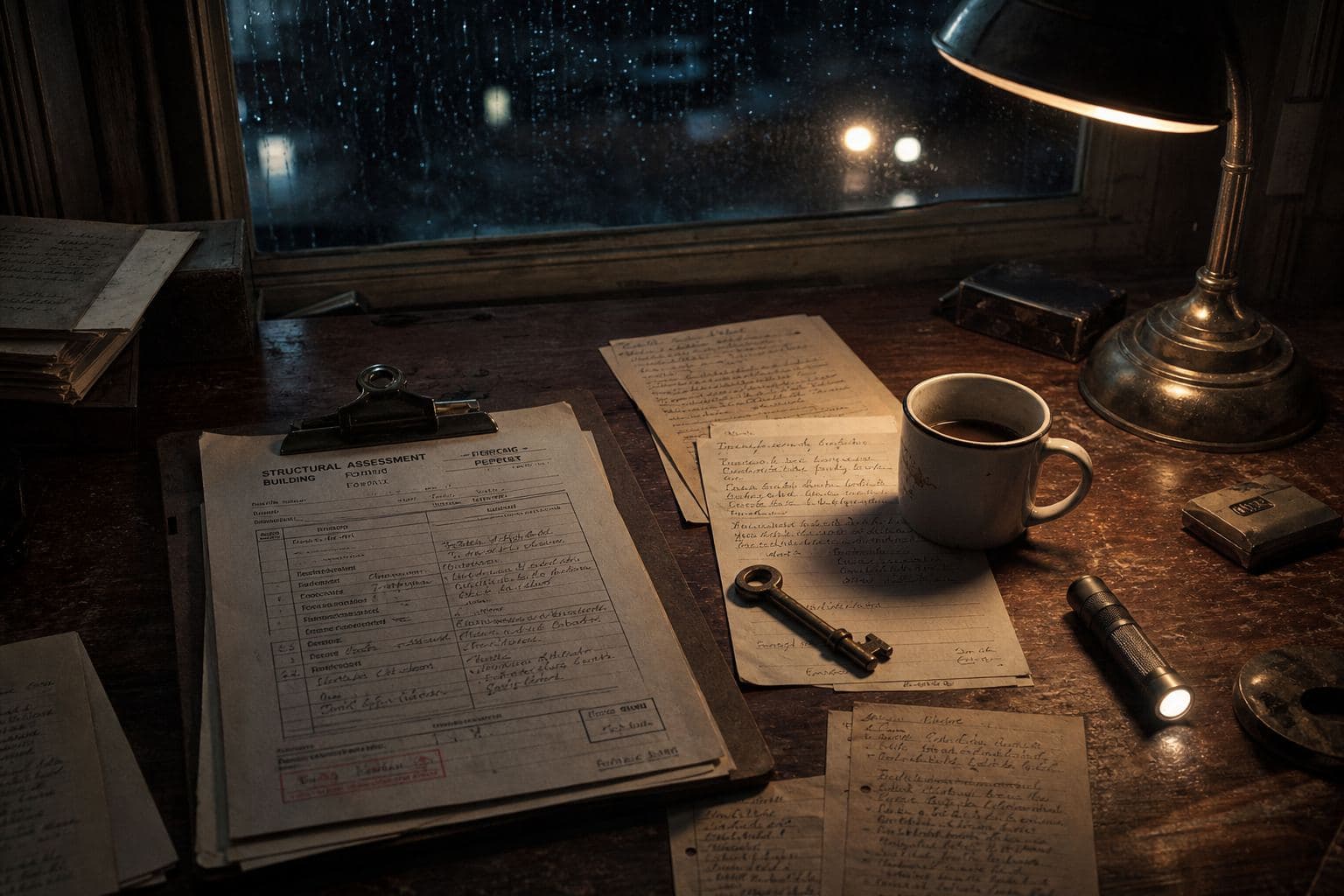 Field notes atmosphere for the What the Town Keeps archive